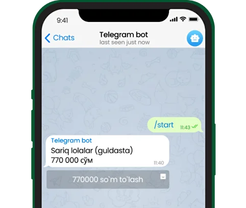 Telegram Bot Mockup